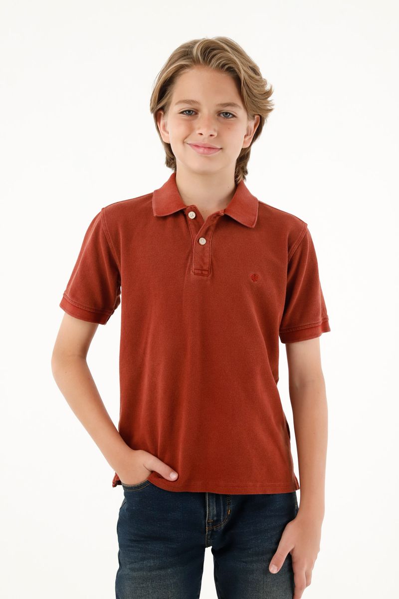 polos-para-nino-tennis-rojo