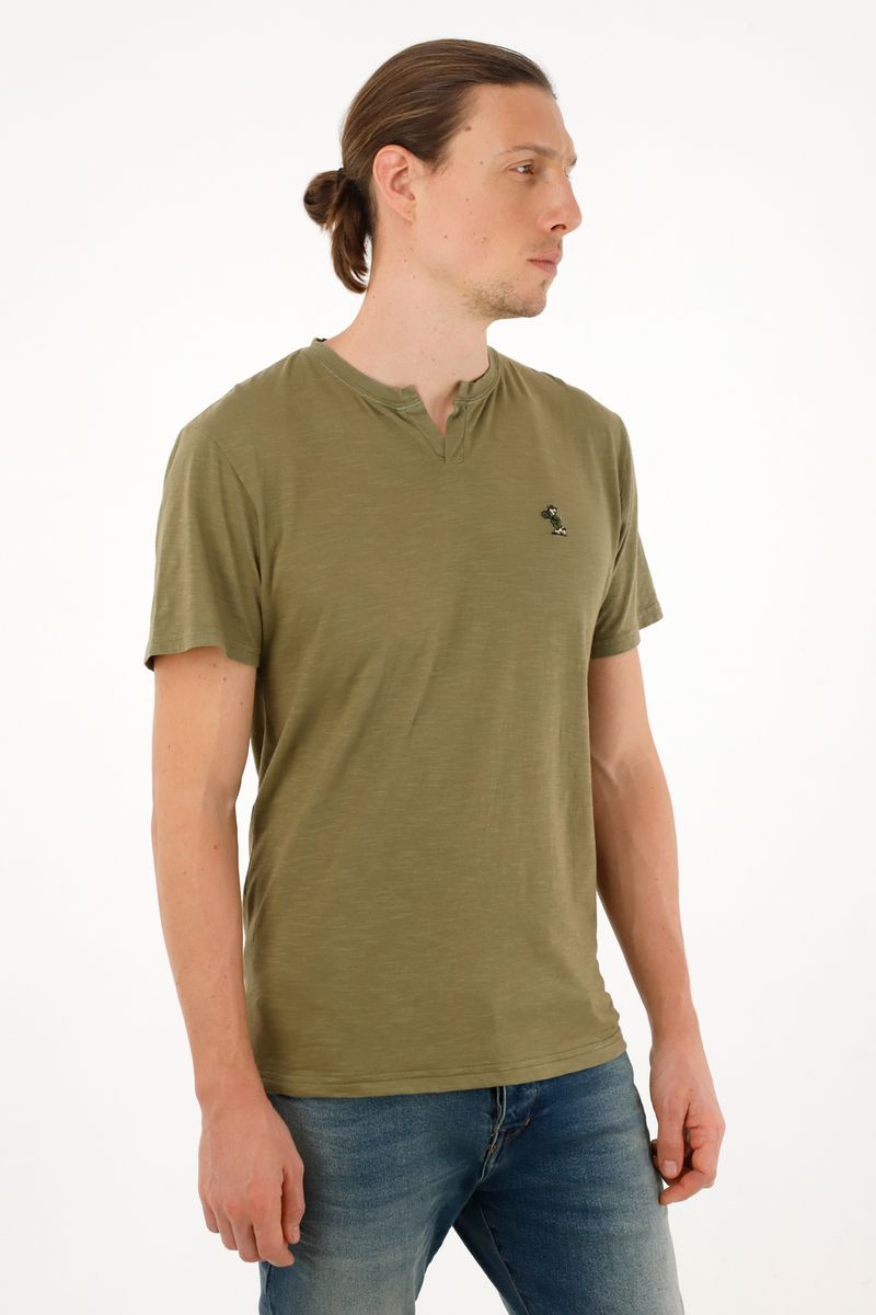 tshirt-para-hombre-tennis-verde