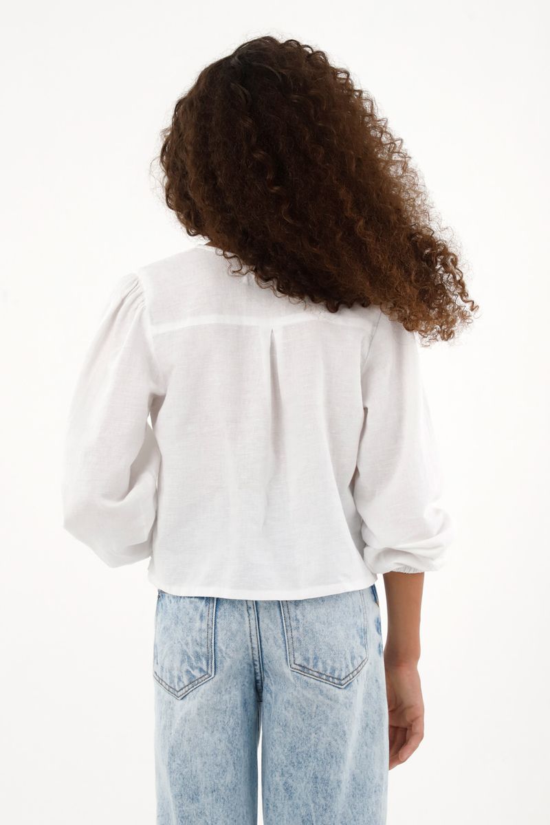 camisas-para-nina-tennis-blanco