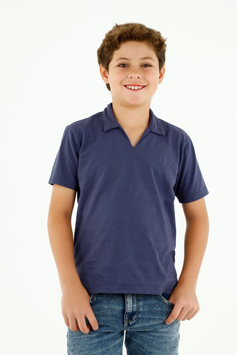 polos-para-niño-tennis-azul