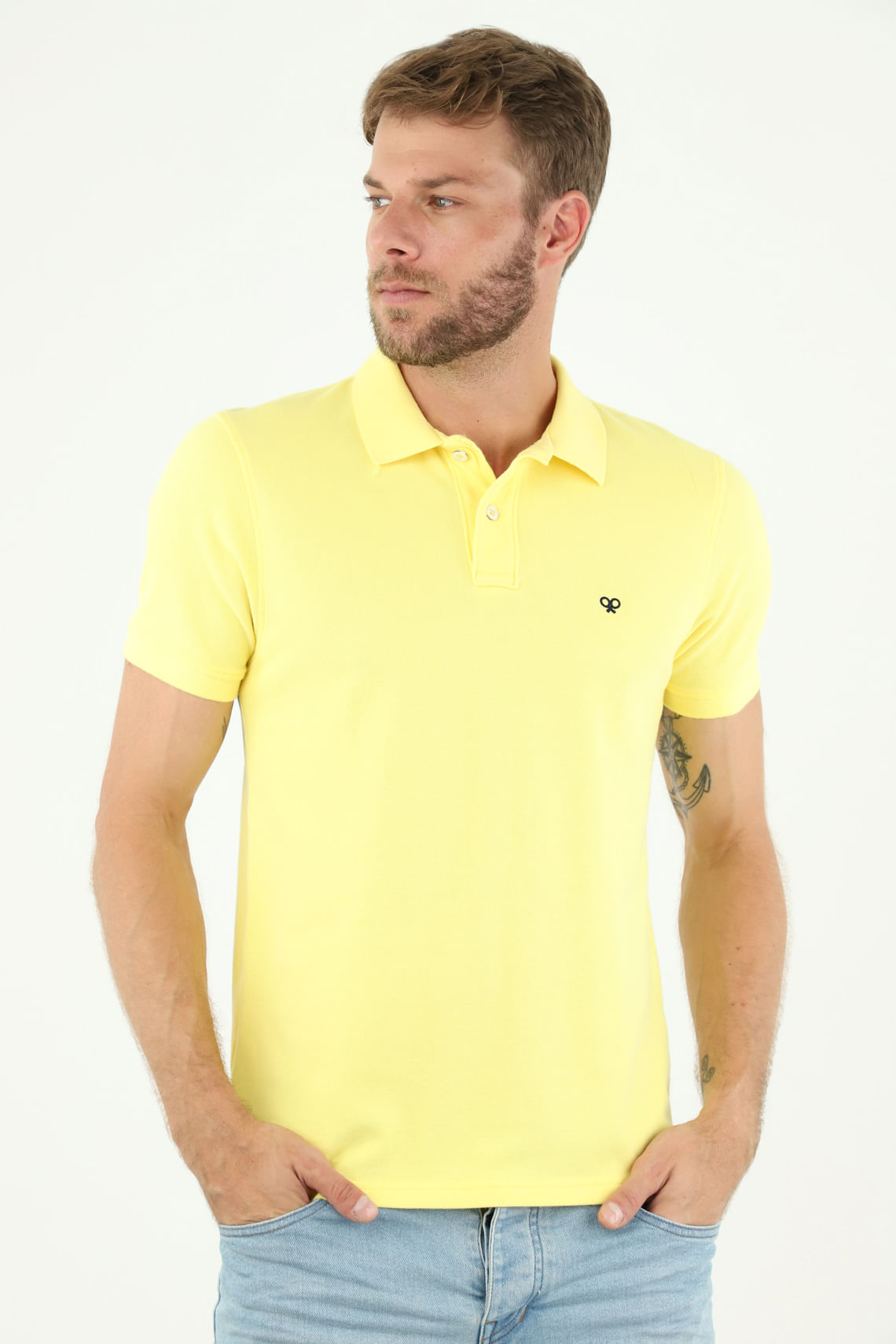 Camisa discount polo amarilla