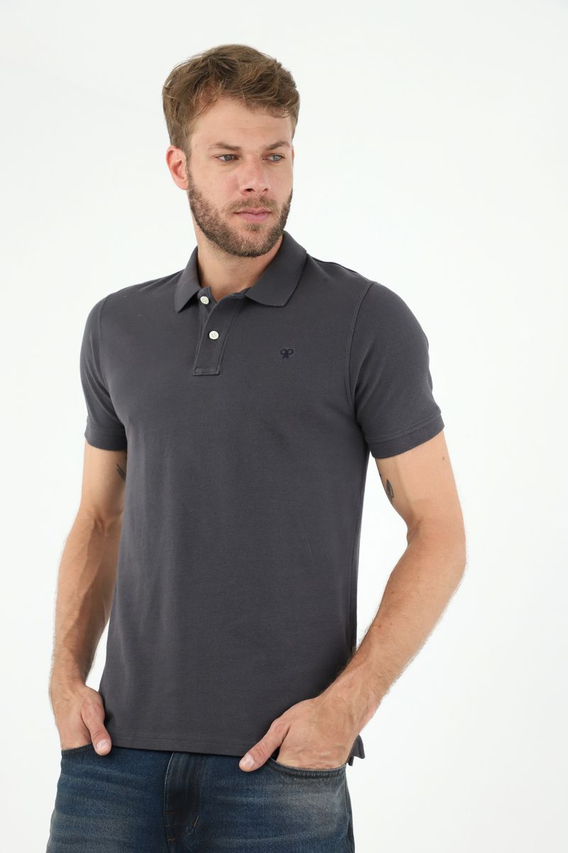 polos-para-hombre-tennis-gris