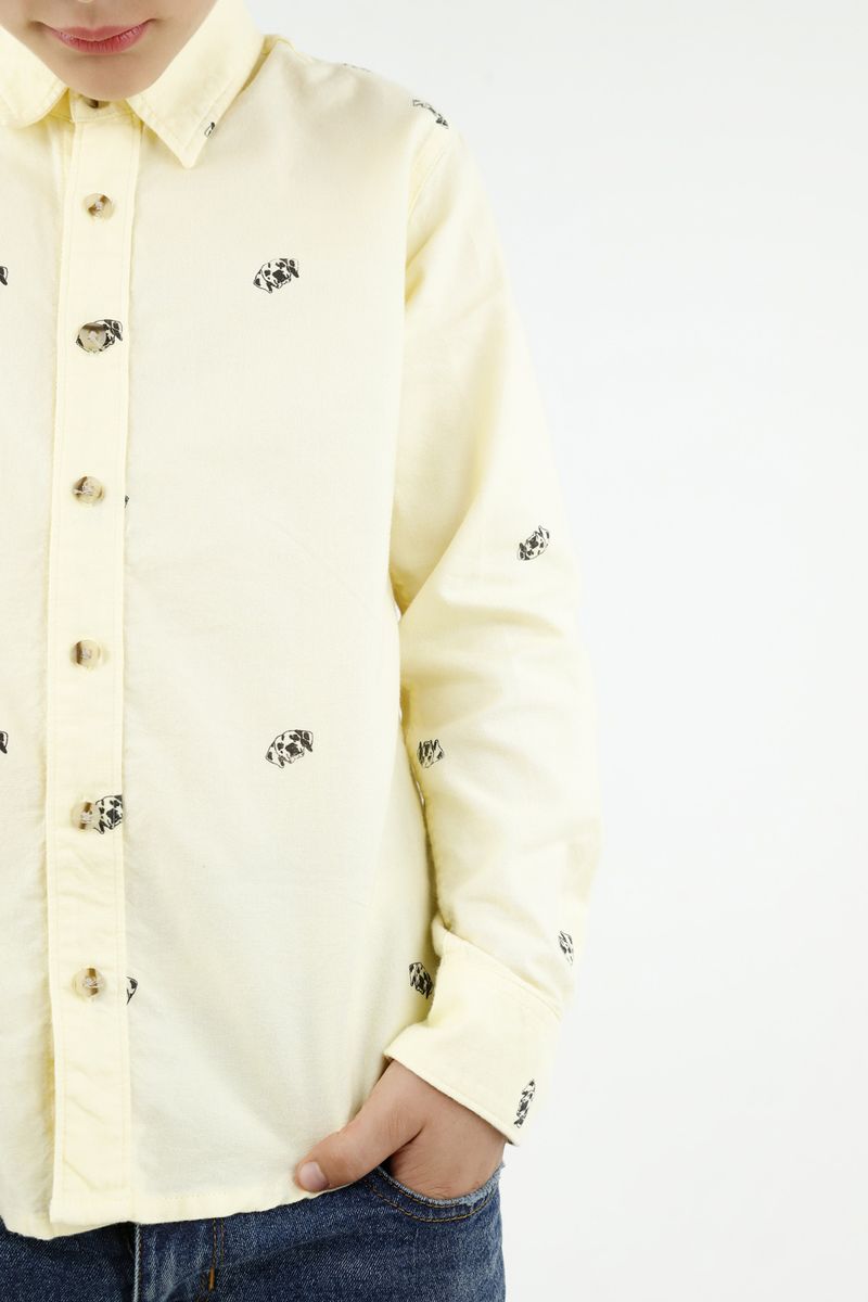 camisas-para-niño-tennis-amarillo
