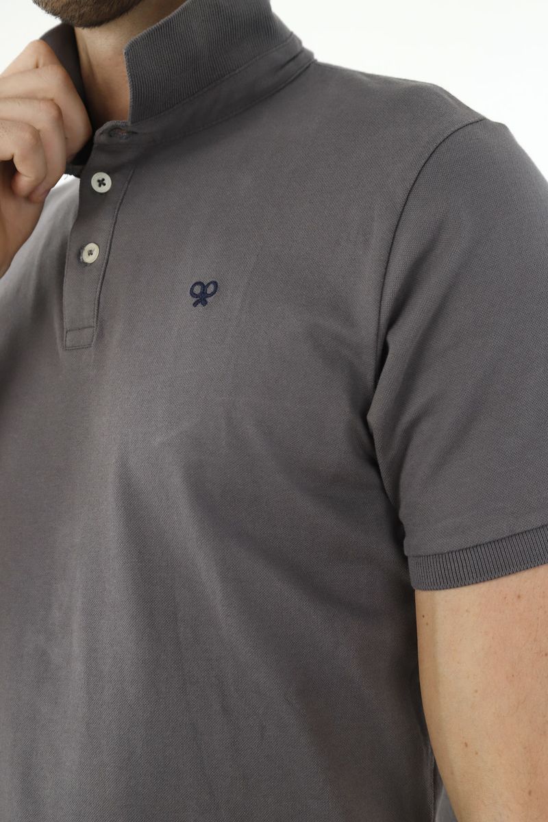 polos-para-hombre-tennis-gris