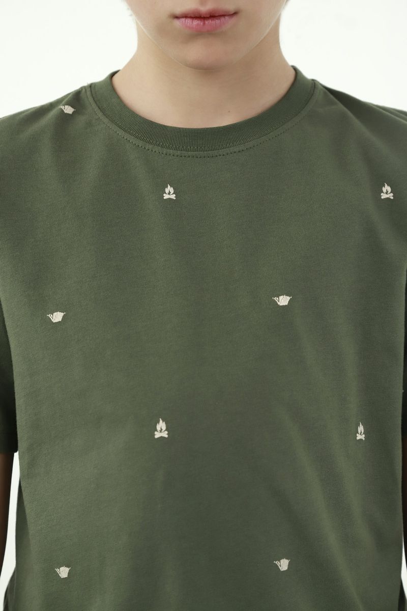 tshirt-para-niño-tennis-verde