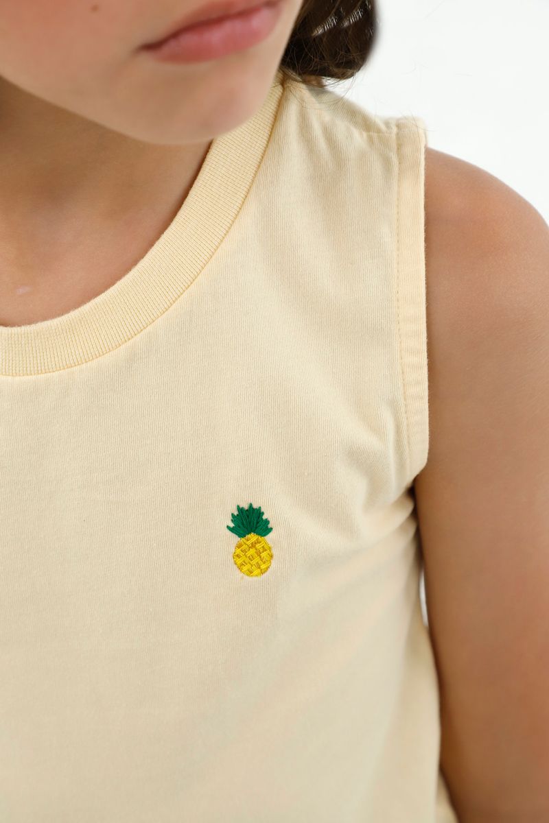 tshirt-para-niña-tennis-amarillo