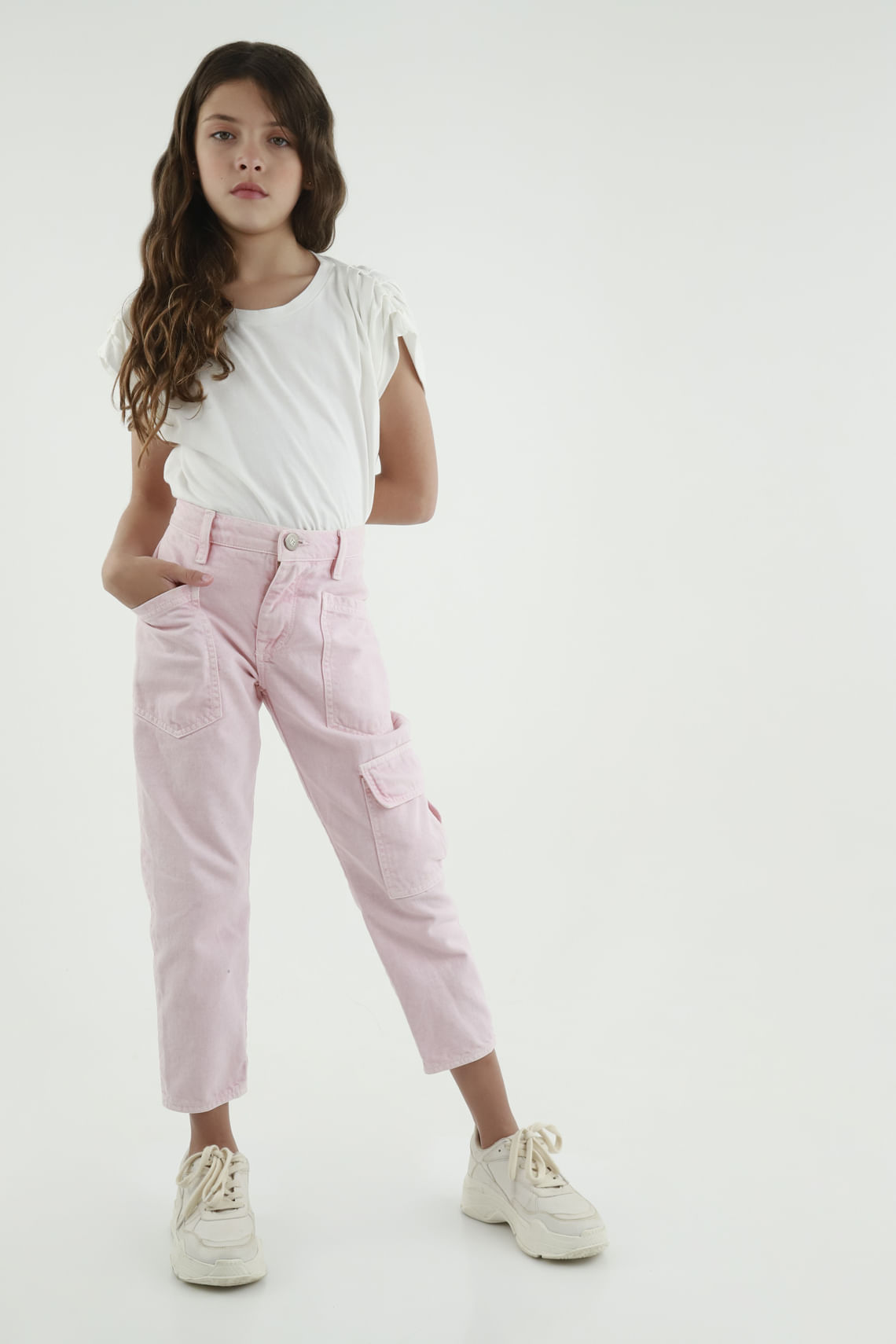 Pantalones cargo para discount niñas