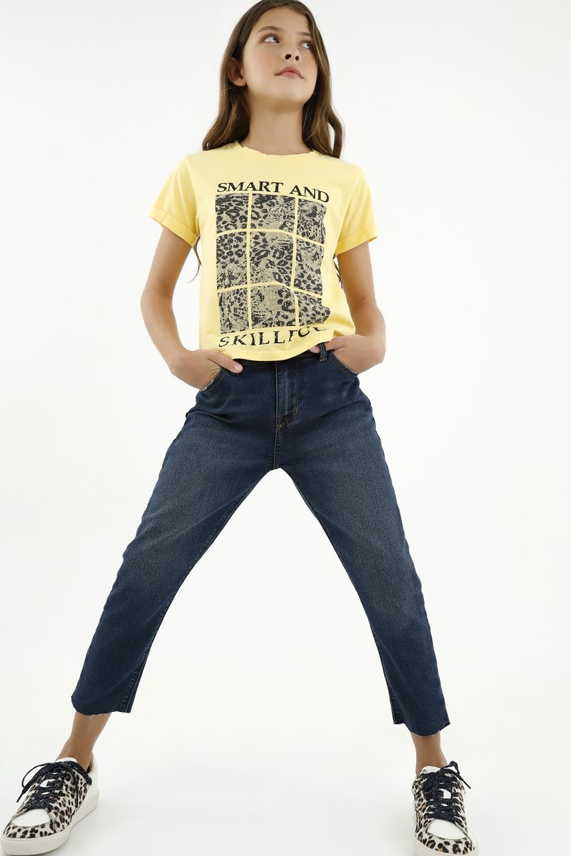 tshirt-para-niña-tennis-amarillo