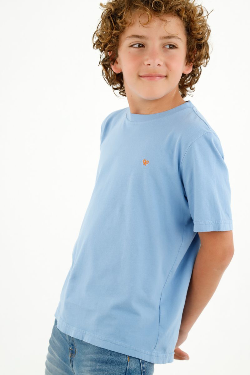 tshirt-para-niño-tennis-azul
