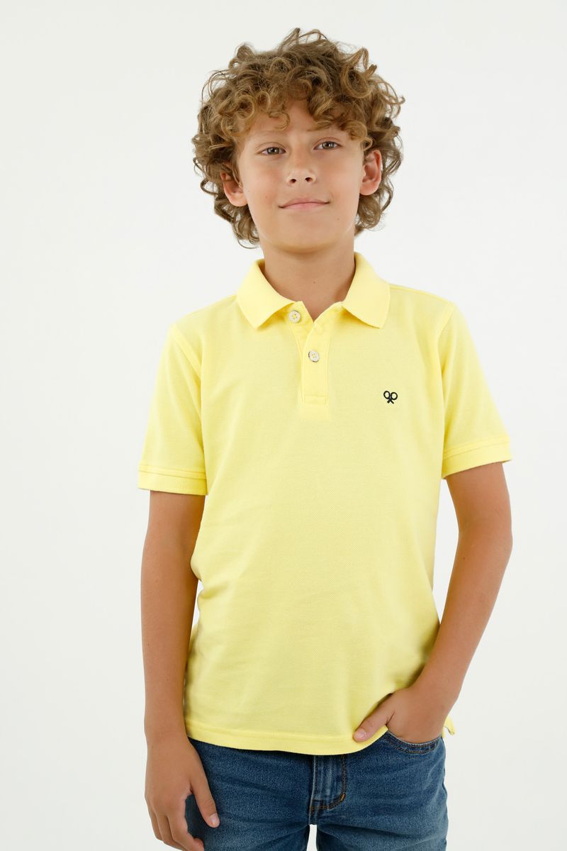 polos-para-niño-tennis-amarillo