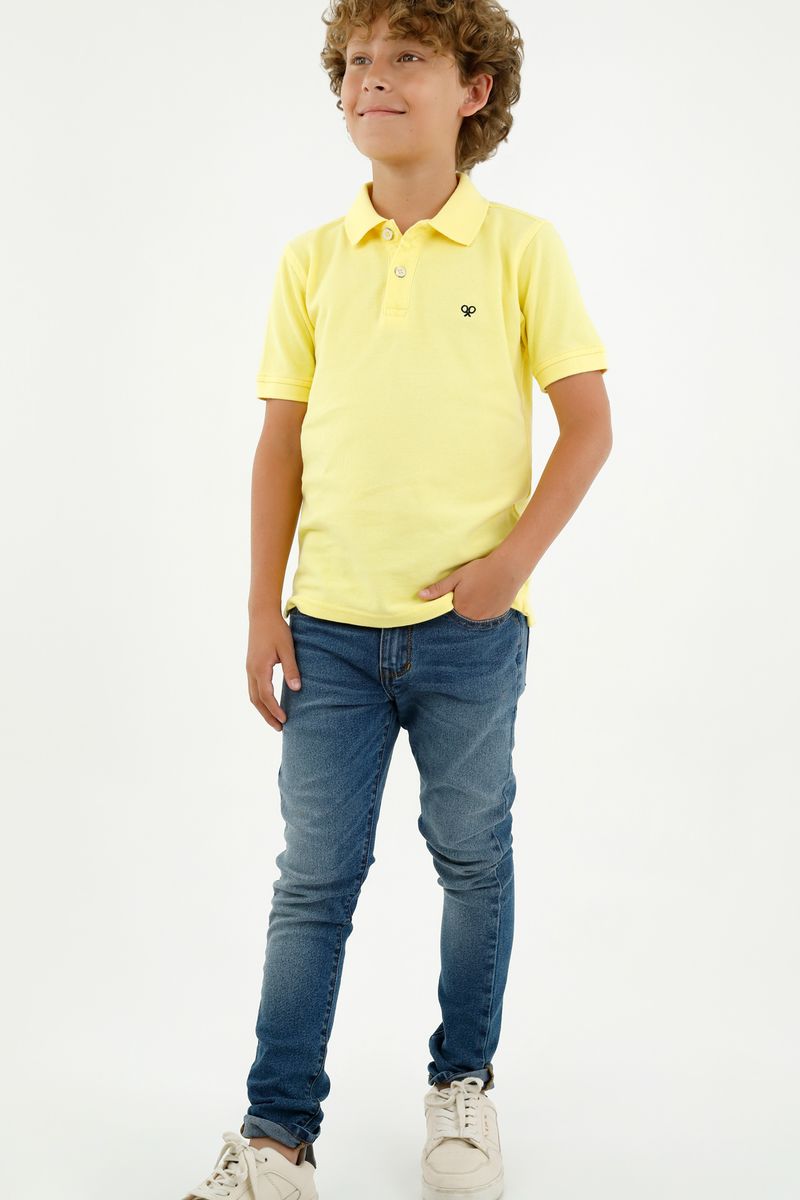 polos-para-niño-tennis-amarillo