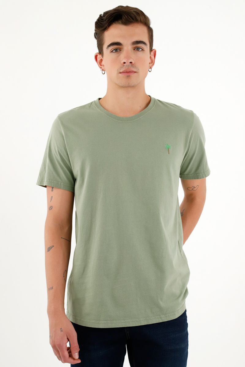 tshirt-para-hombre-tennis-verde