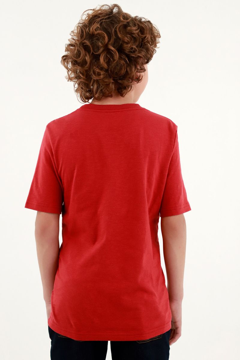 tshirt-para-niño-tennis-naranja