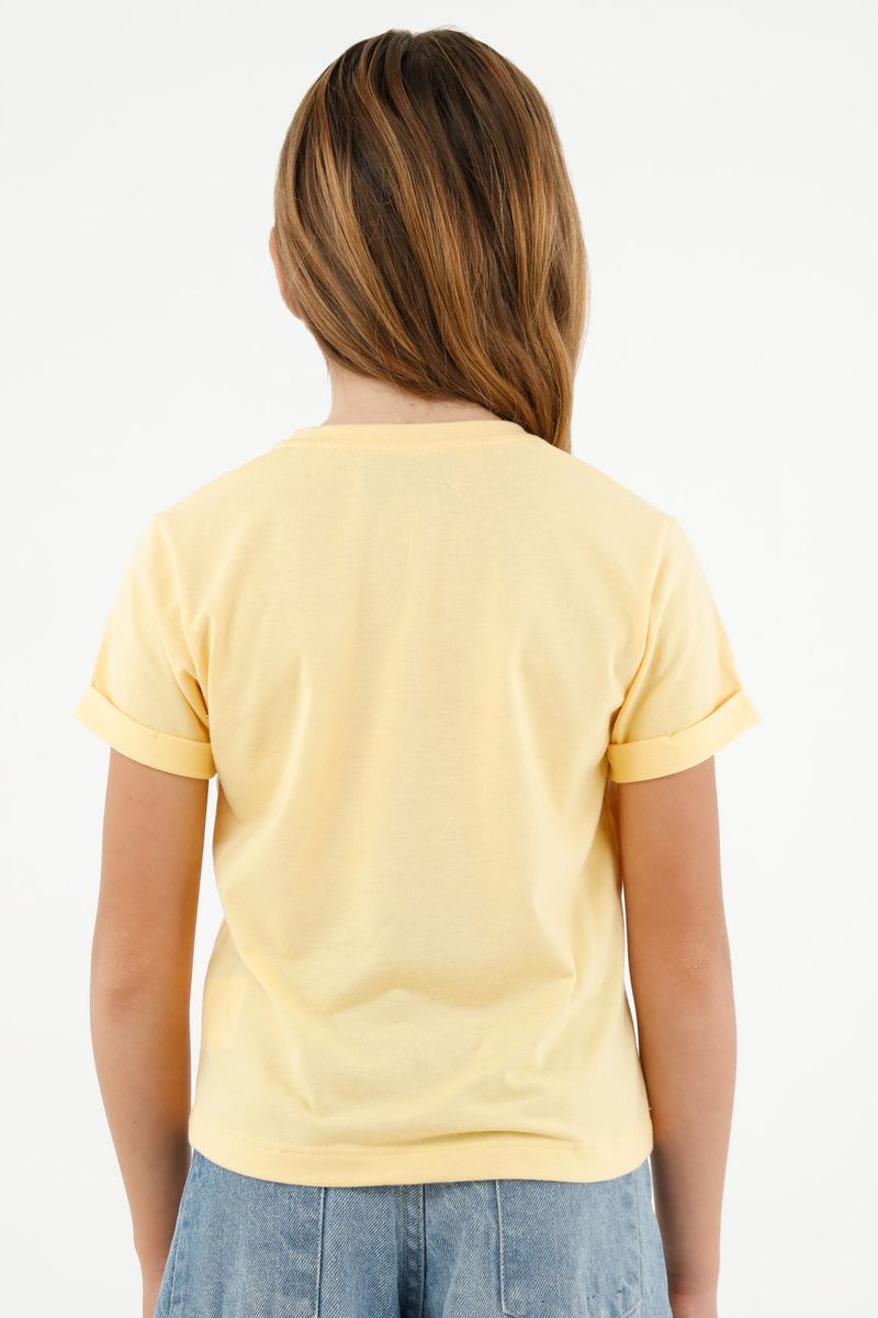 tshirt-para-niña-tennis-amarillo