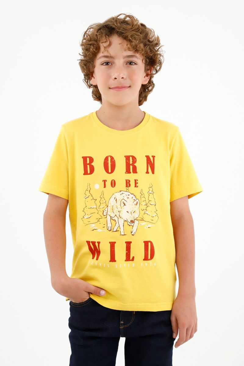 tshirt-para-niño-tennis-amarillo