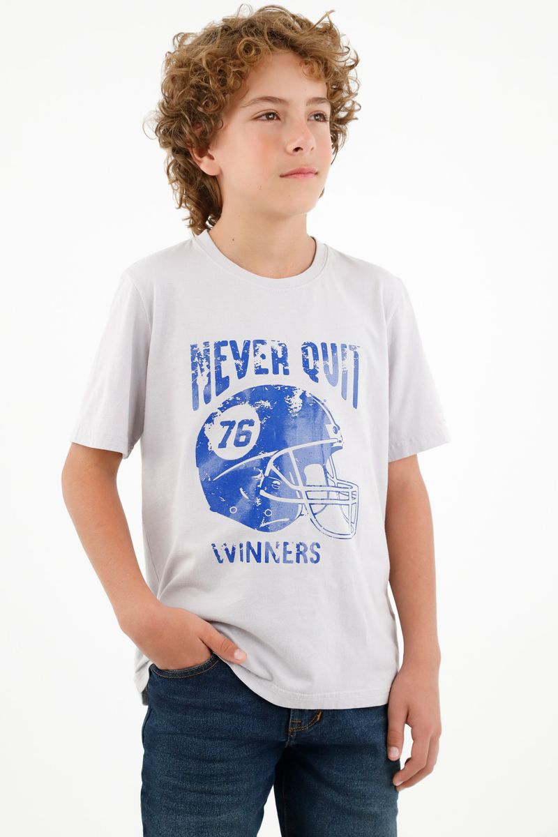 tshirt-para-niño-tennis-gris
