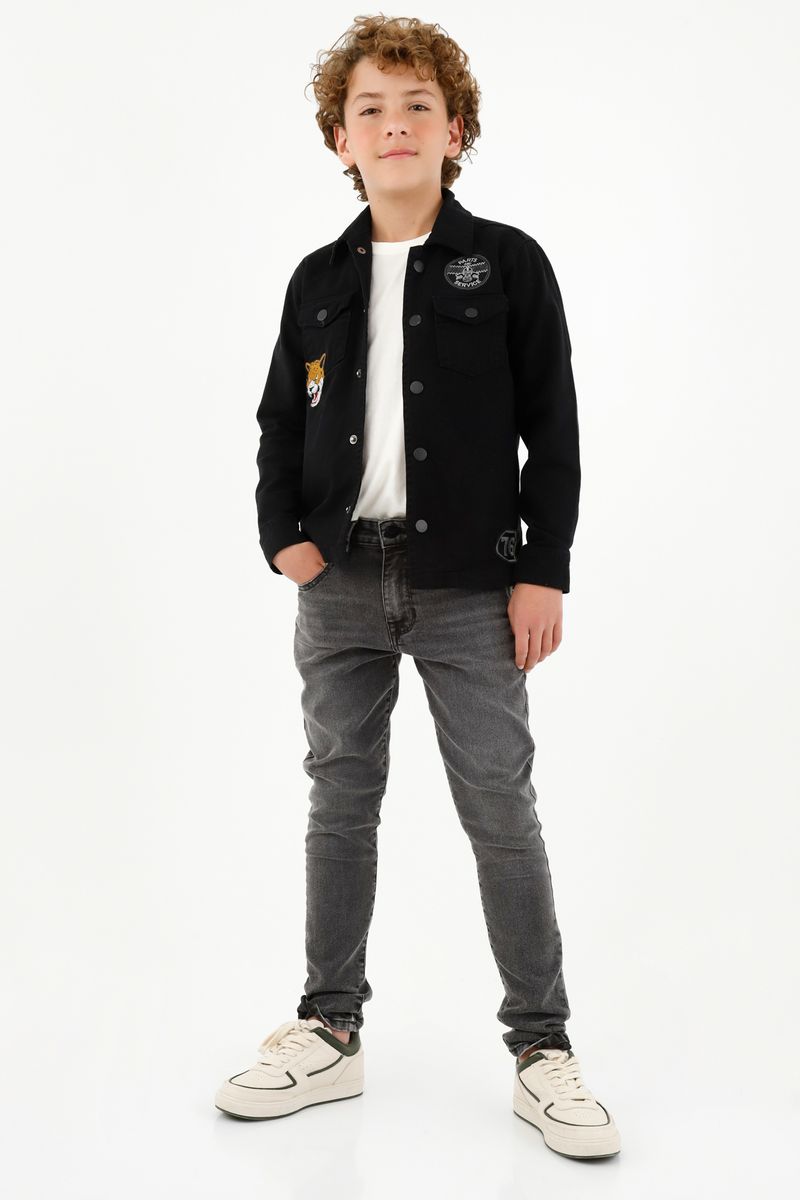 chaquetas-para-niño-tennis-negro