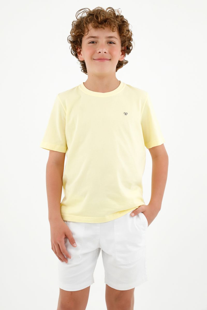 tshirt-para-niño-tennis-amarillo