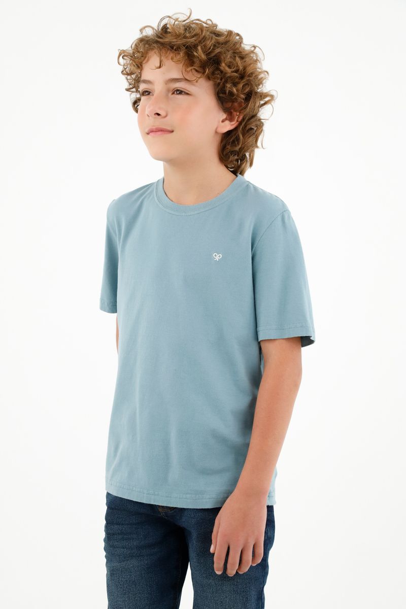 tshirt-para-niño-tennis-azul