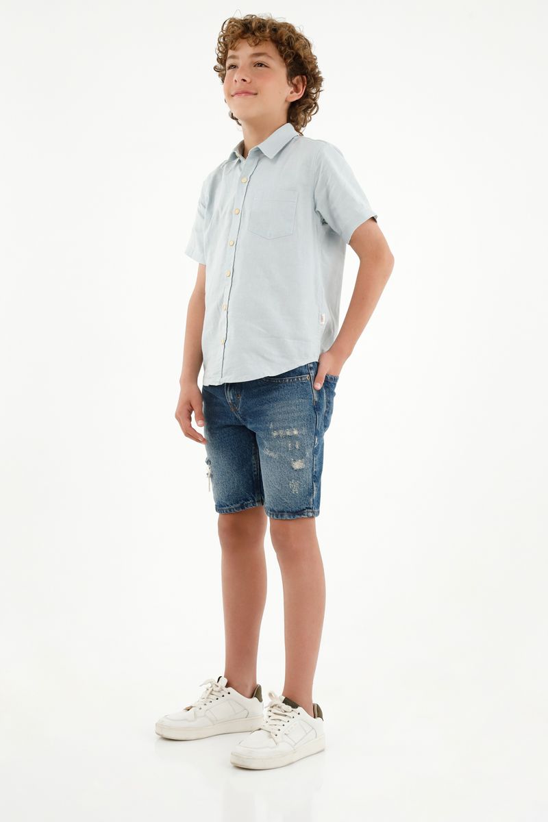 camisas-para-niño-tennis-azul