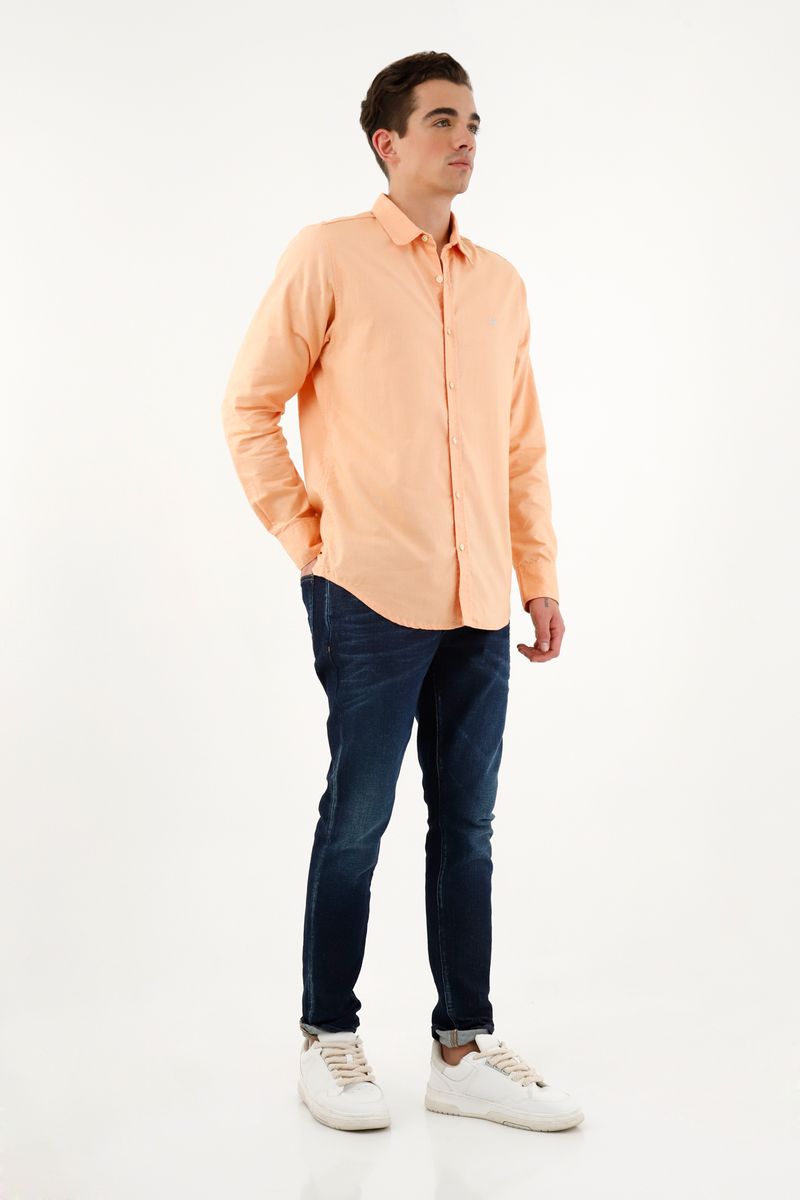camisas-para-hombre-tennis-naranja