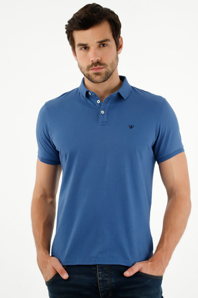 polos-para-hombre-tennis-azul
