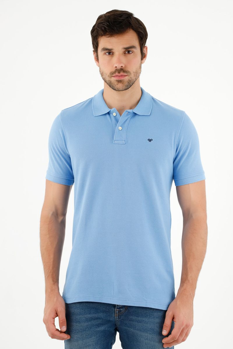 polos-para-hombre-tennis-azul
