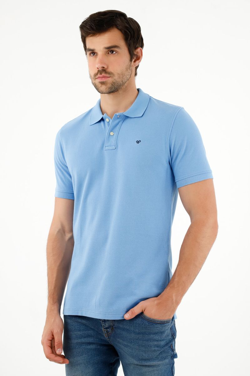 polos-para-hombre-tennis-azul