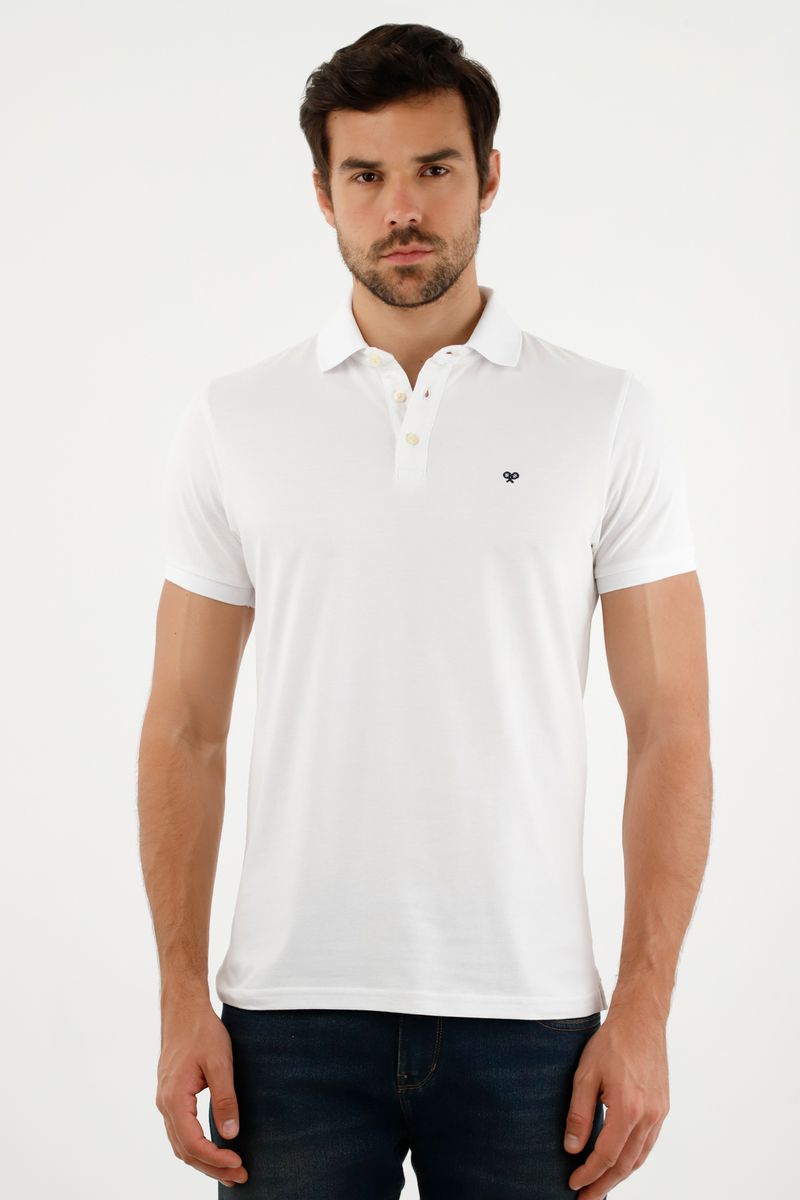 polos-para-hombre-tennis-blanco