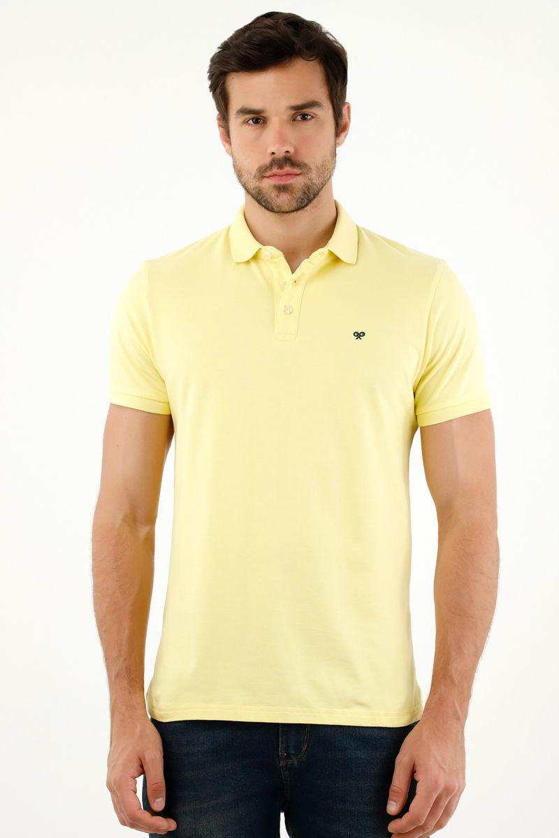 polos-para-hombre-tennis-amarillo