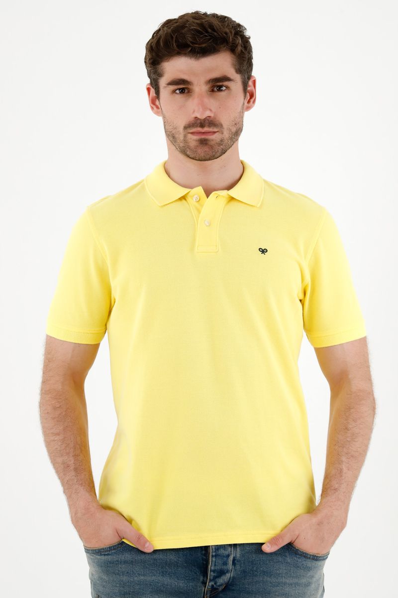 polos-para-hombre-tennis-amarillo