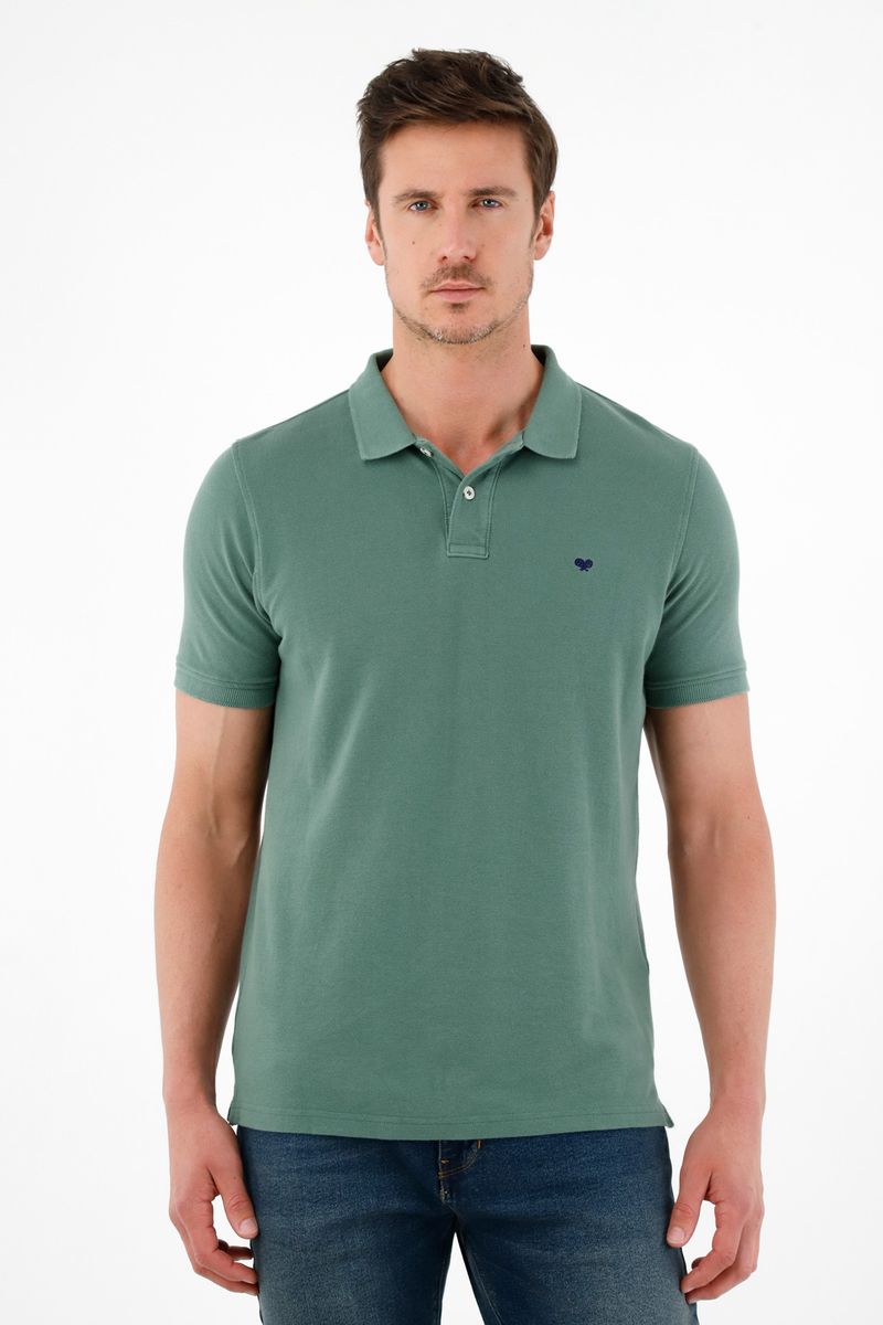 polos-para-hombre-tennis-verde