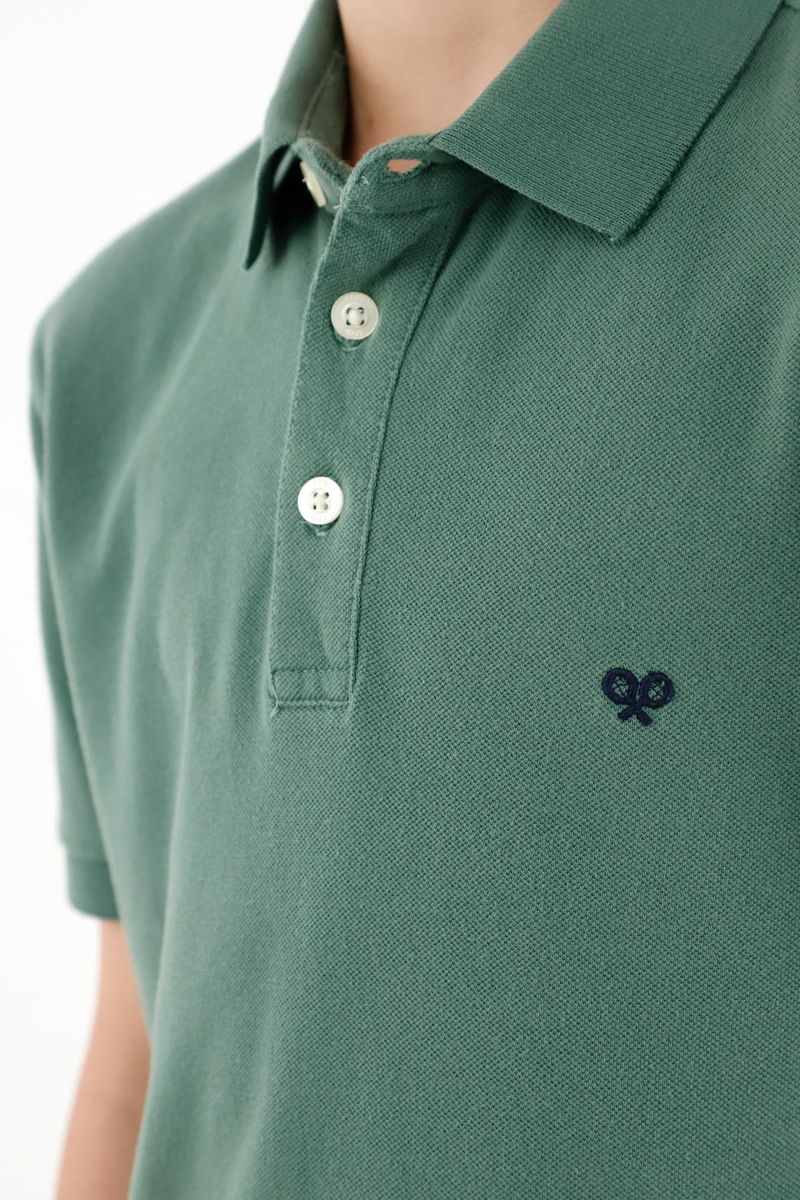 polos-para-nino-tennis-verde