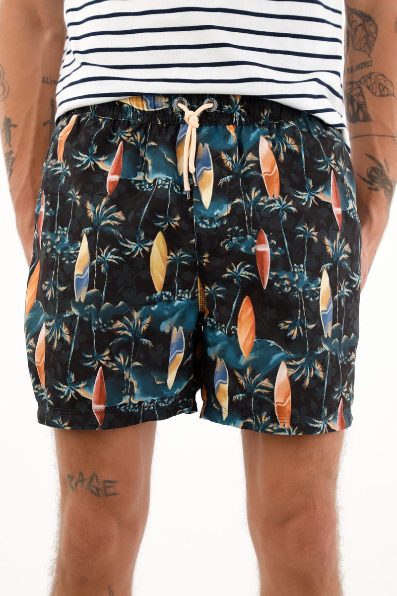 ropa-de-baño-para-hombre-tennis-negro