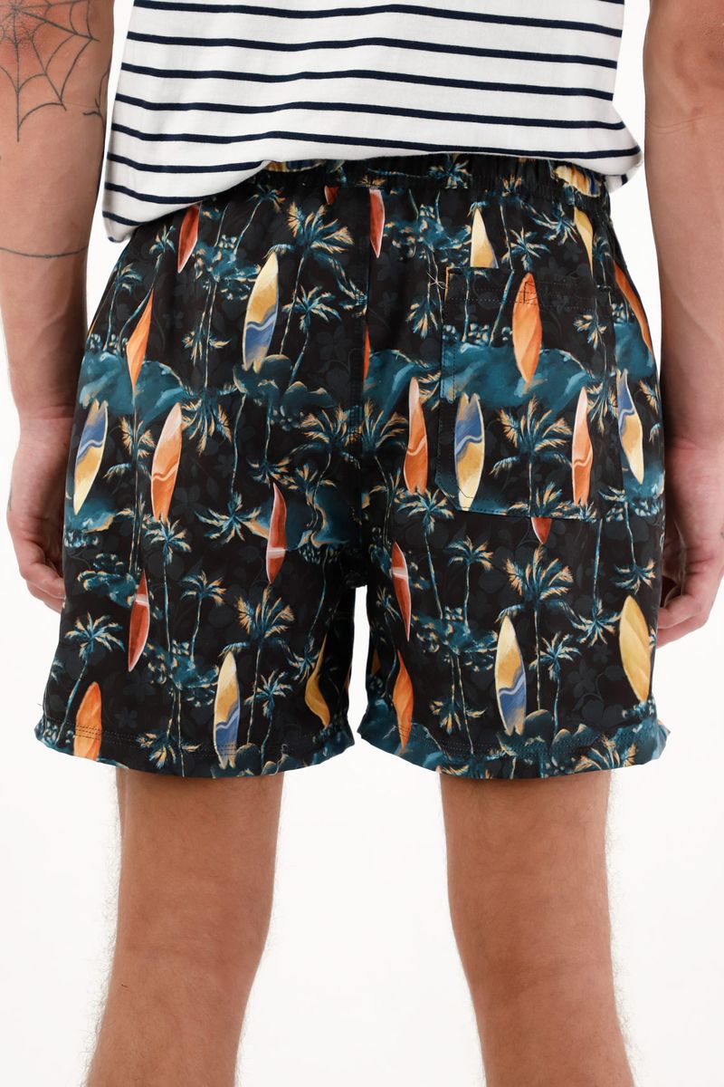 ropa-de-baño-para-hombre-tennis-negro